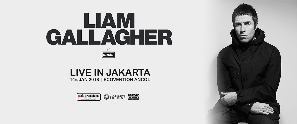 Liam Gallagher of OASIS Live in Jakarta