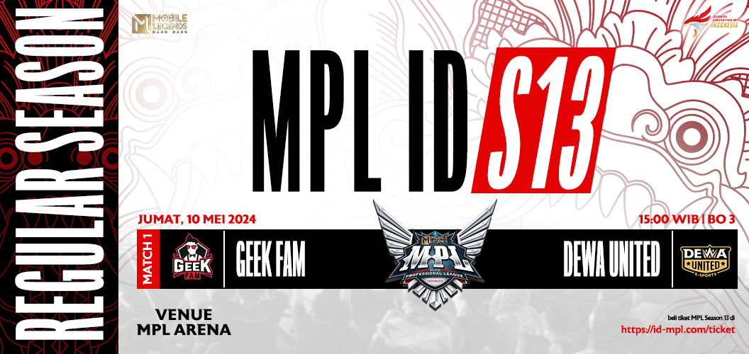 MPL ID S13 Week 8 - GEEK FAM vs DEWA UNITED